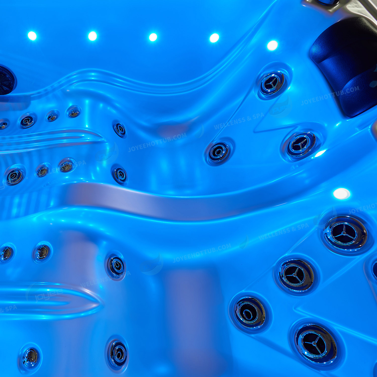 2 Persons Garden Spa Tub Massage Jets Whirlpool Hot Tub JOYEE from