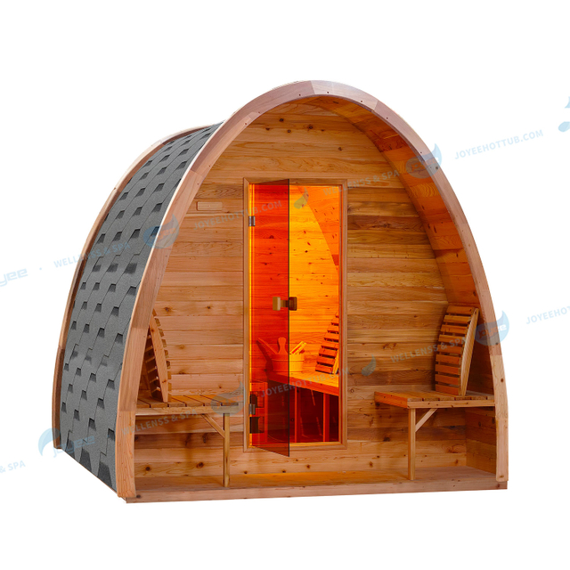 Outdoor Sauna 4 Person Spa | Wood Indoor Massage Indoor Tent Tub - JOYEE