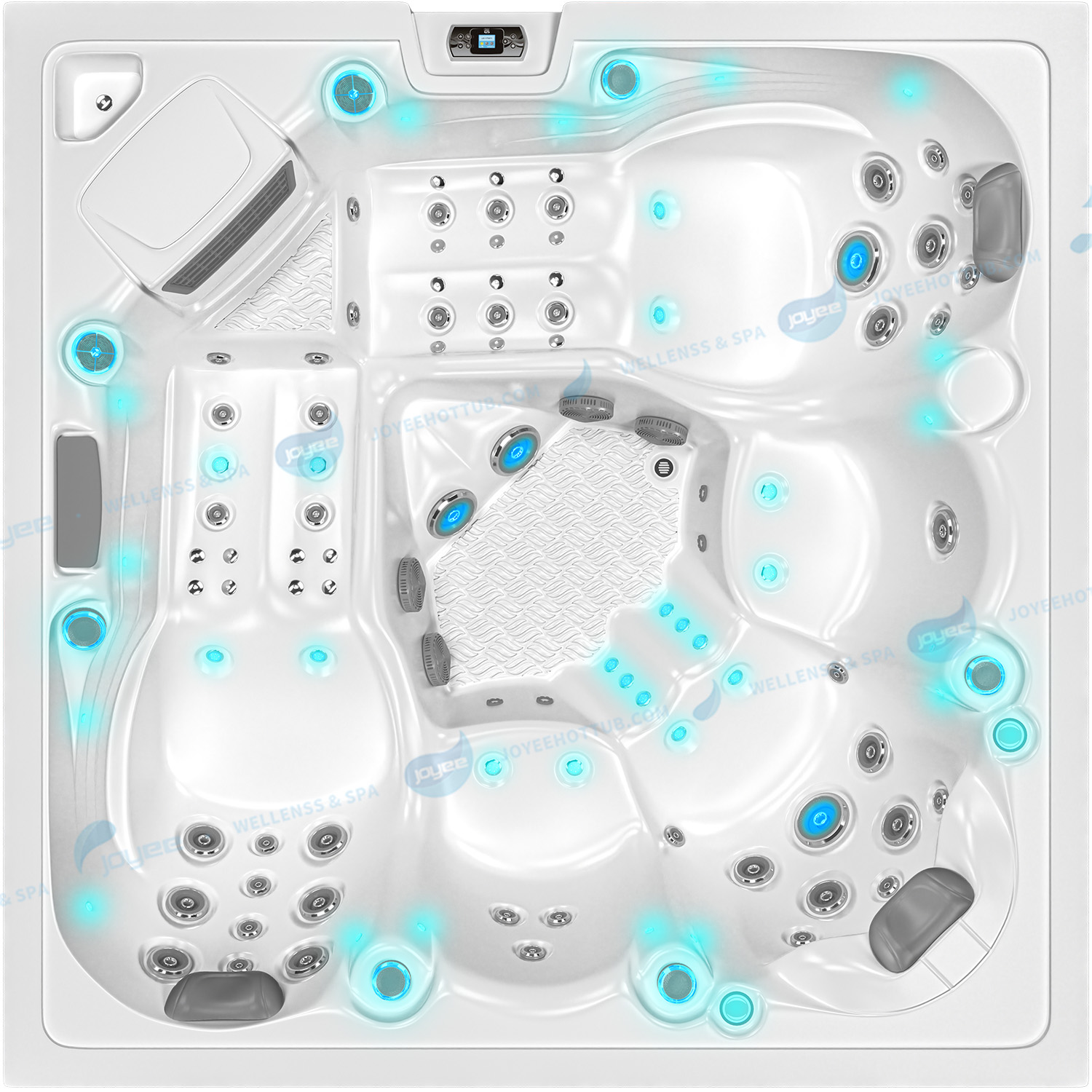 Balboa Garden Luxury Hot Tub | Spa Bath Whirlpool Outdoor Spa Hot Tube - JOYEE