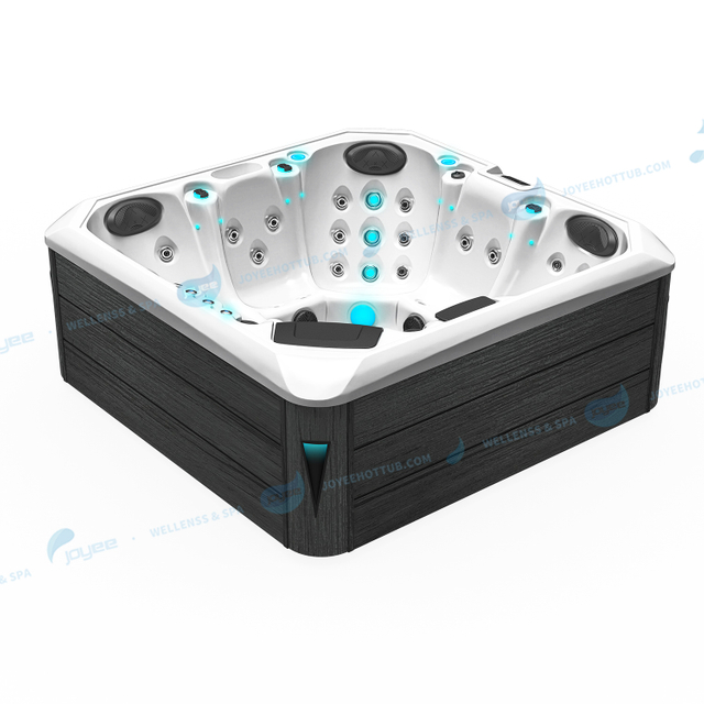 Hydrorelax 5 Person Spa Pool Tub | Acrylic Outdoor Massage Hot Tub - JOYEE