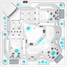 Outdoor Spa with Balboa System | Hot Tub Whirlpool with Massage Jets - JOYEE