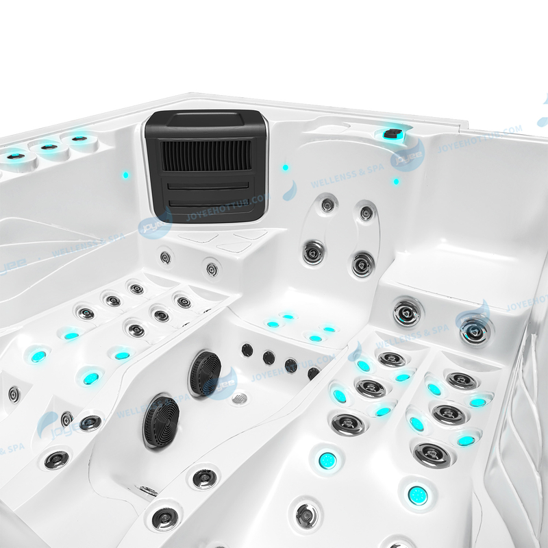 Outdoor Massage Garden Hot Tub Spa | Hydrorelax Acrylic Massage Hot Tub - JOYEE