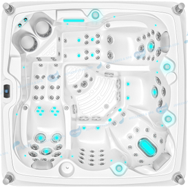 Hot Sale 5 Person Outdoor Hot Tub | Balboa Air Jetted Massage Whirlpool - JOYEE