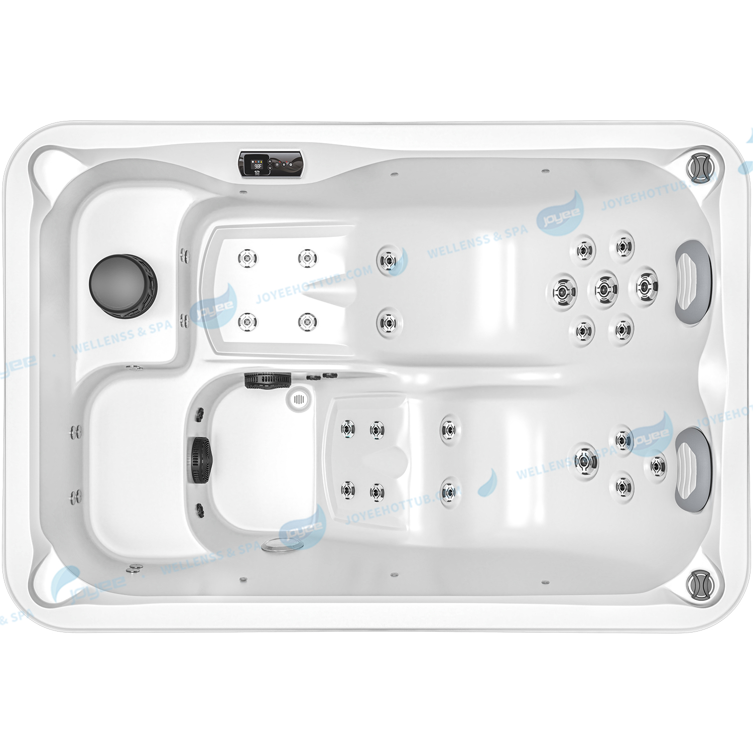  Whirlpool Spa Massage Hot Tube | Energy-efficient Hot Tub Outdoor Jacuzzy - JOYEE