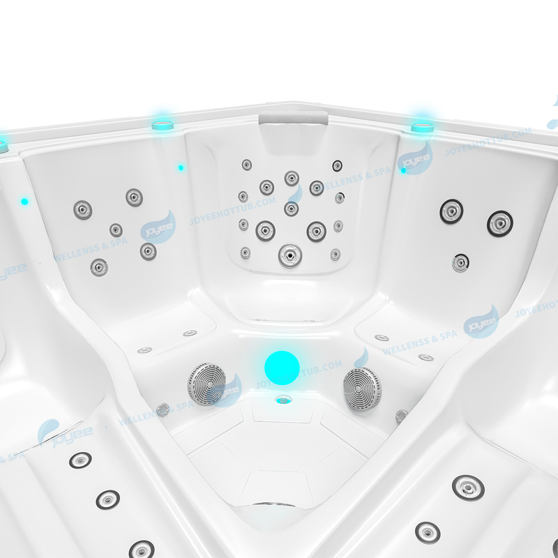 Chinese 5 Persons Hot Tub Hydro Garden Spa | Ariestech Jacuzzis Massage Tubs- JOYEE