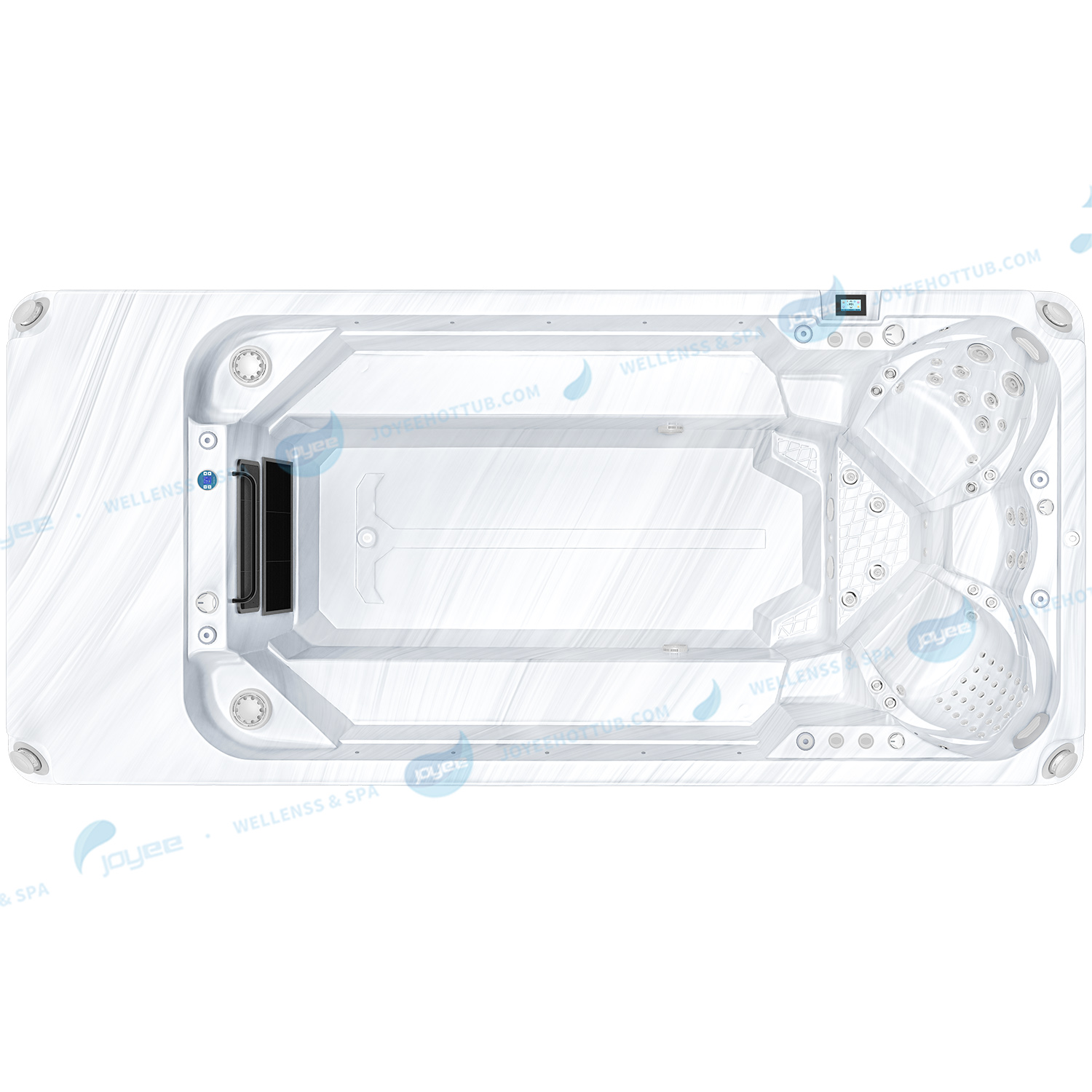 Swim Spa Endless Outdoor Swimming Pool | Spas Garden Pools Hot Tub - JOYEE