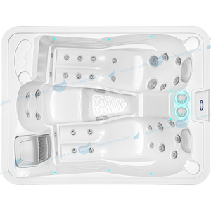 Spa Outdoor Hot Tub | Family 3 Person Hot Tub Massage Spa - JOYEE