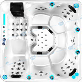 6 Persons US Acrylic Whirlpool | Outdoor Hot Tub Spa Tubs - JOYEE 