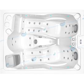 Spa Outdoor Hot Tub | Family 3 Person Hot Tub Massage Spa - JOYEE