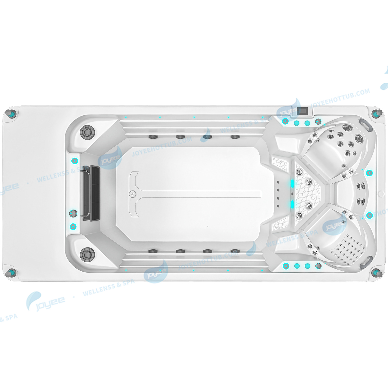 endless swim spa pool outdoor