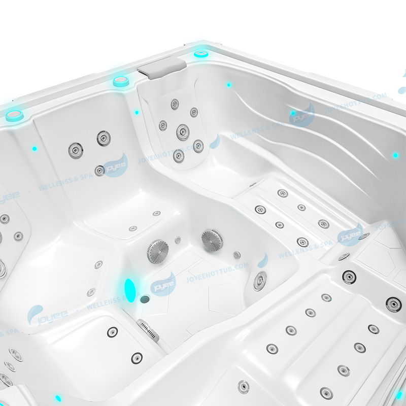 Chinese 5 Persons Hot Tub Hydro Garden Spa | Ariestech Jacuzzis Massage Tubs- JOYEE