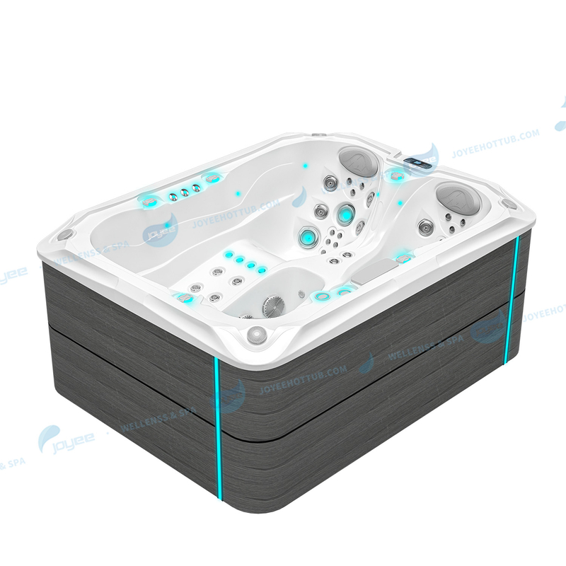 Outdoor Spa Tubs China OEM Jacuzzier | Hotel Whirlpool 3 People Hot Tub- JOYEE