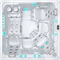 Silver / White Marble