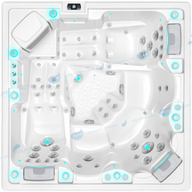 Outdoor Spa with Balboa System | Hot Tub Whirlpool with Massage Jets - JOYEE