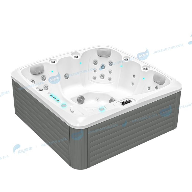 Outdoor SPA Hot Tub China Factory | Ozone Clean 5 Person Acrylic Spa - JOYEE