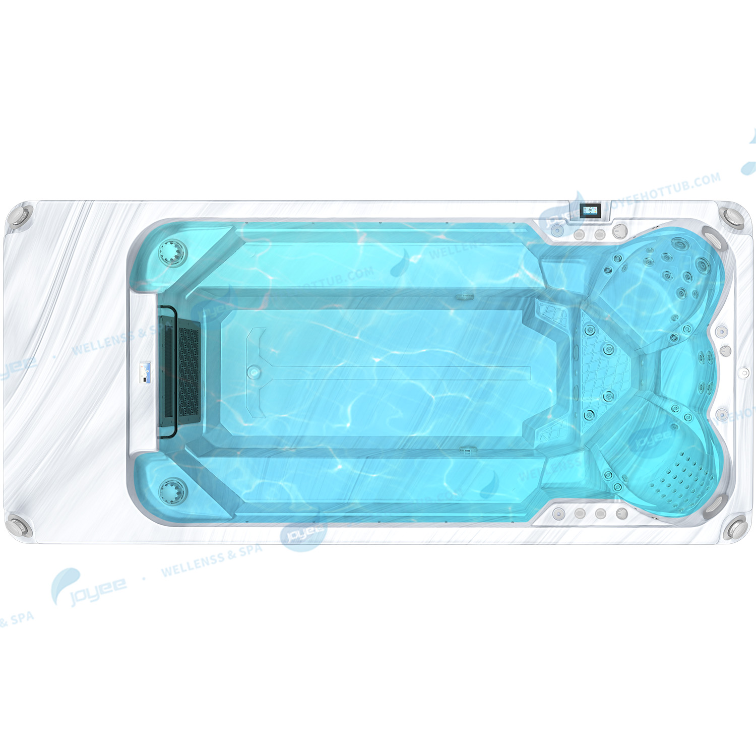 Swim Spa Endless Outdoor Swimming Pool | Spas Garden Pools Hot Tub - JOYEE