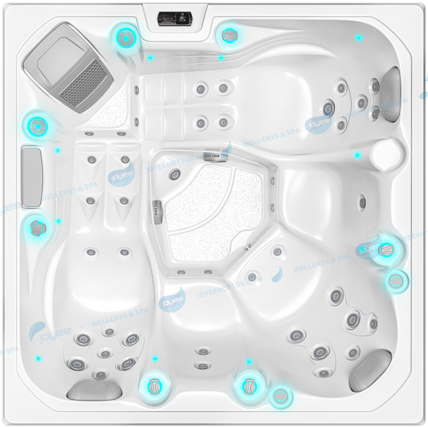 Gecko Hot Tub China Factory l Outdoor Ariestech Spa Wholesale OEM Whirlpool - JOYEE