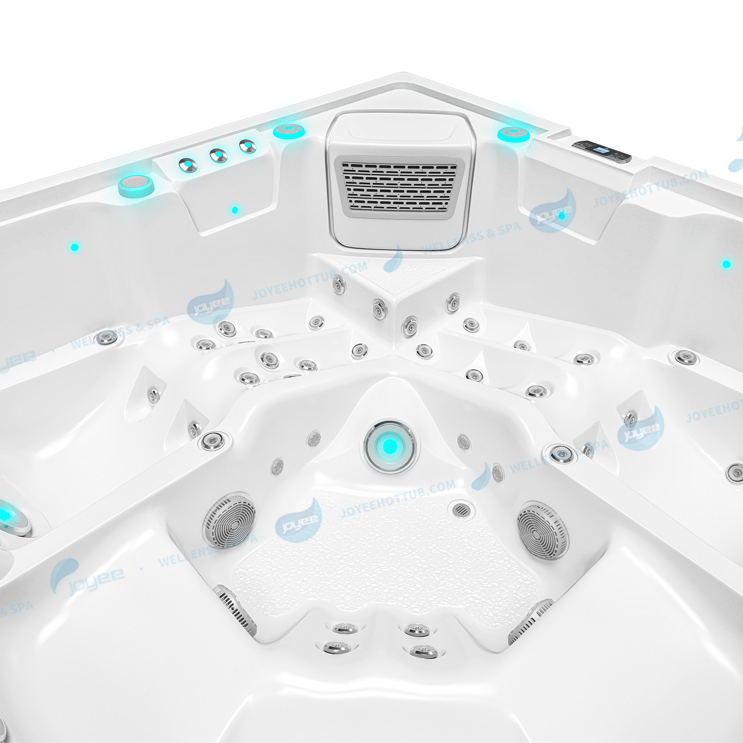 Outdoor Spa with Balboa System | Hot Tub Whirlpool with Massage Jets - JOYEE