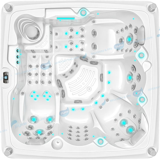 Hot Sale 5 Person Outdoor Hot Tub | Balboa Air Jetted Massage Whirlpool - JOYEE