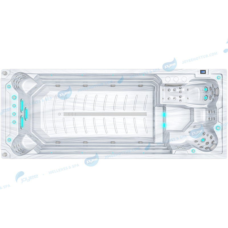 Outdoor Swim Spa Garden Endless Tub I Exercise Acrylic Swimming Pools - JOYEE