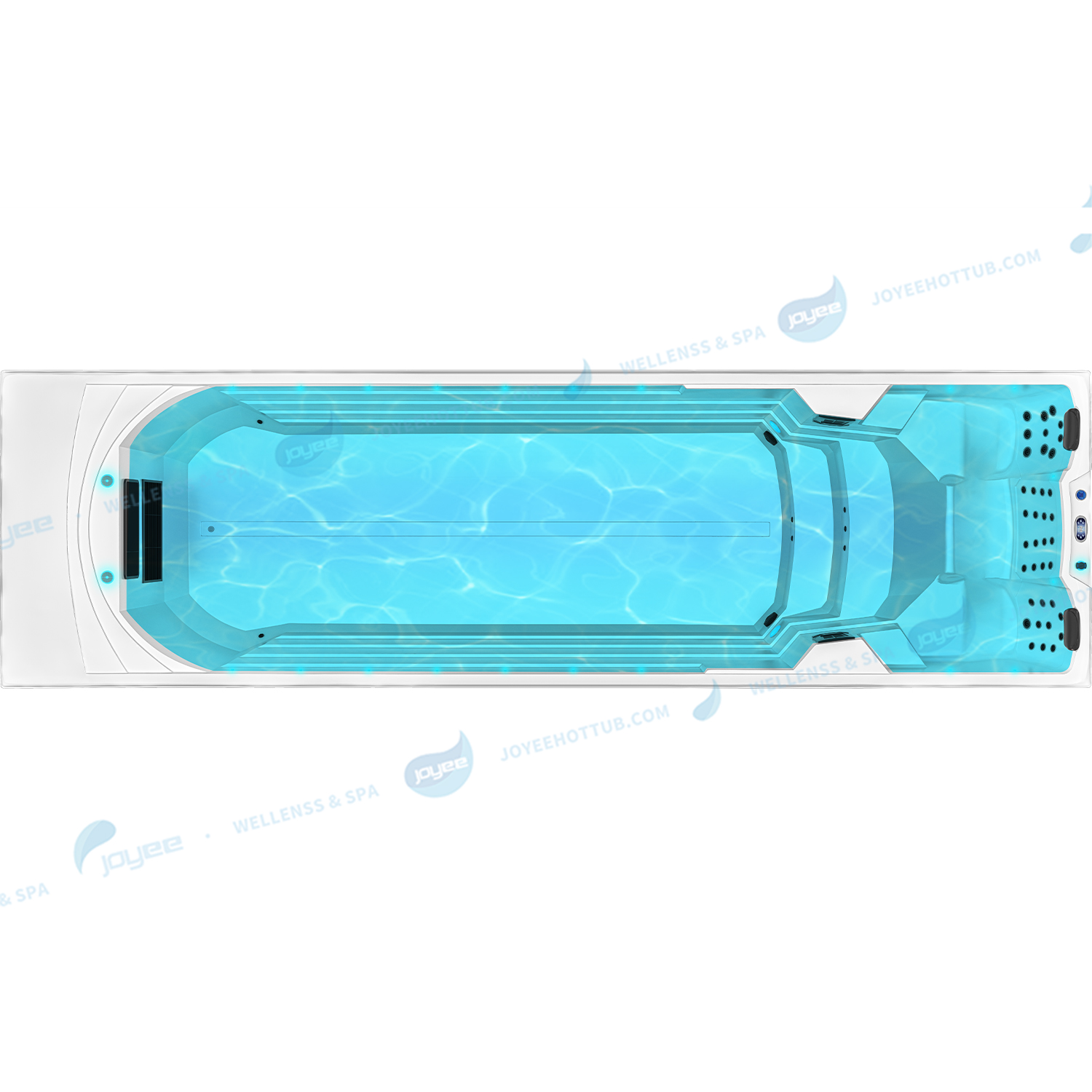 Wholesale 4 People Outdoor Swim Spa | Hydropool Endless Pool - JOYEE