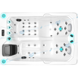 Mini Spa Outdoor Gecko Tubs Hotel | China Hot Tub OEM Hydro Whirlpool - JOYEE