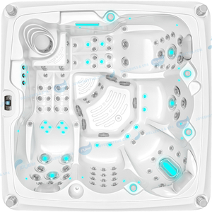 Hot Sale 5 Person Outdoor Hot Tub | Balboa Air Jetted Massage Whirlpool - JOYEE