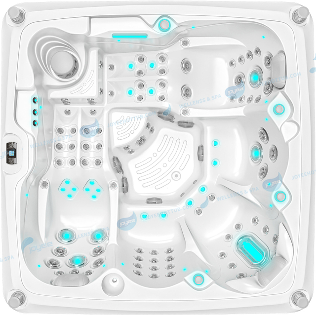 Hot Sale 5 Person Outdoor Hot Tub | Balboa Air Jetted Massage Whirlpool - JOYEE