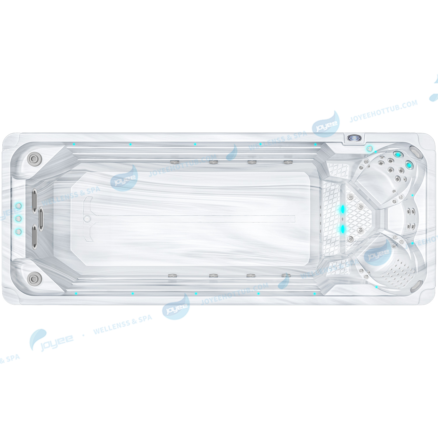 Outdoor Swimming Garden Spa | Big Pools Swim Hot Tub Factory - JOYEE