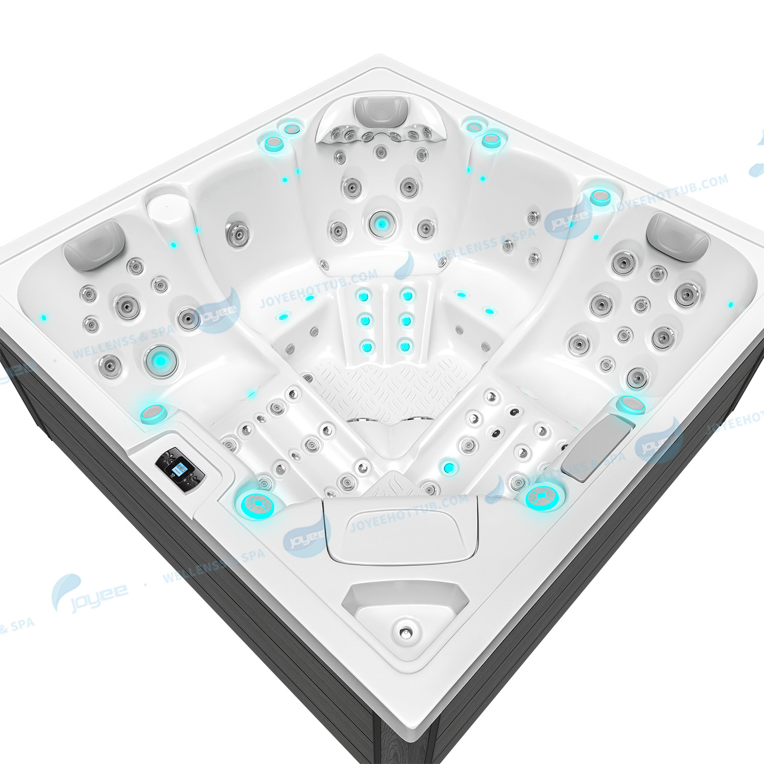 Balboa Garden Luxury Hot Tub | Spa Bath Whirlpool Outdoor Spa Hot Tube - JOYEE