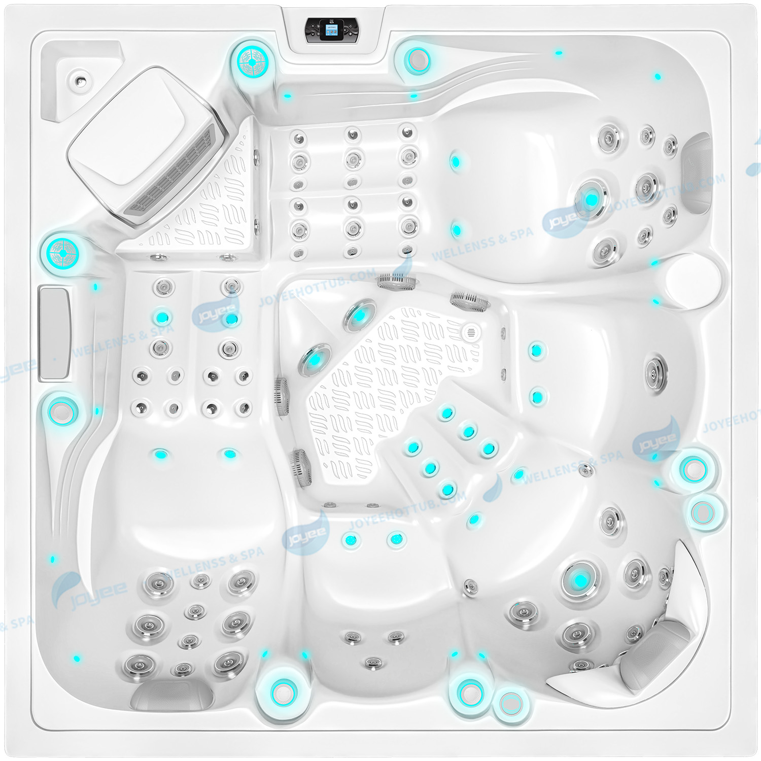 Balboa Garden Luxury Hot Tub | Spa Bath Whirlpool Outdoor Spa Hot Tube - JOYEE