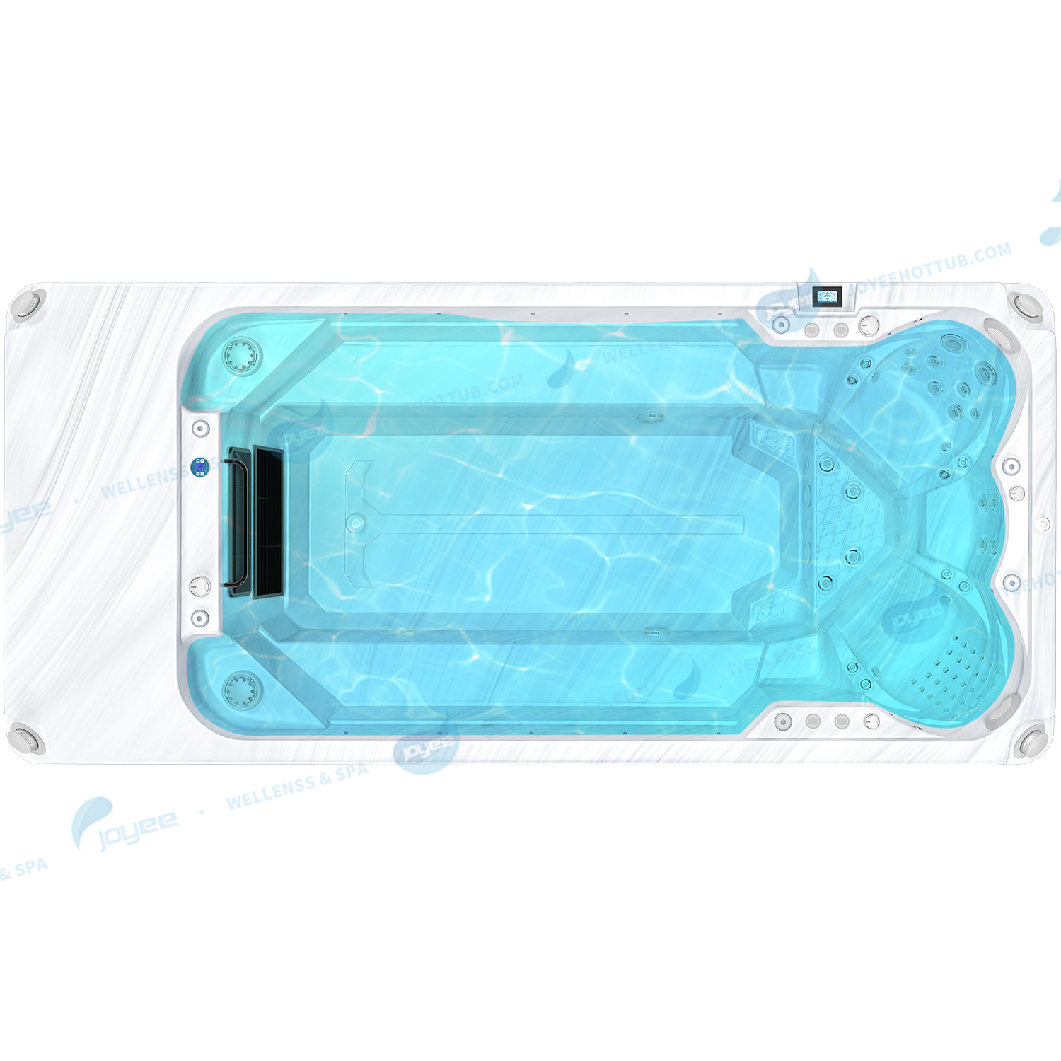 Swim Spa Endless Outdoor Swimming Pool | Spas Garden Pools Hot Tub - JOYEE