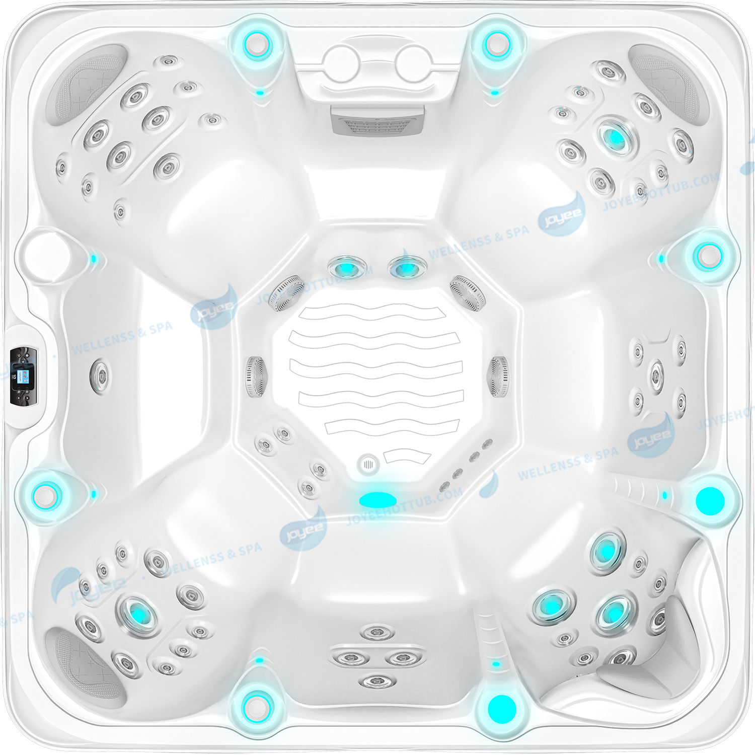 8 People Spa Gecko Ariestech Tube | Hot Tub Outdoor Wholesale Whirlpool - JOYEE