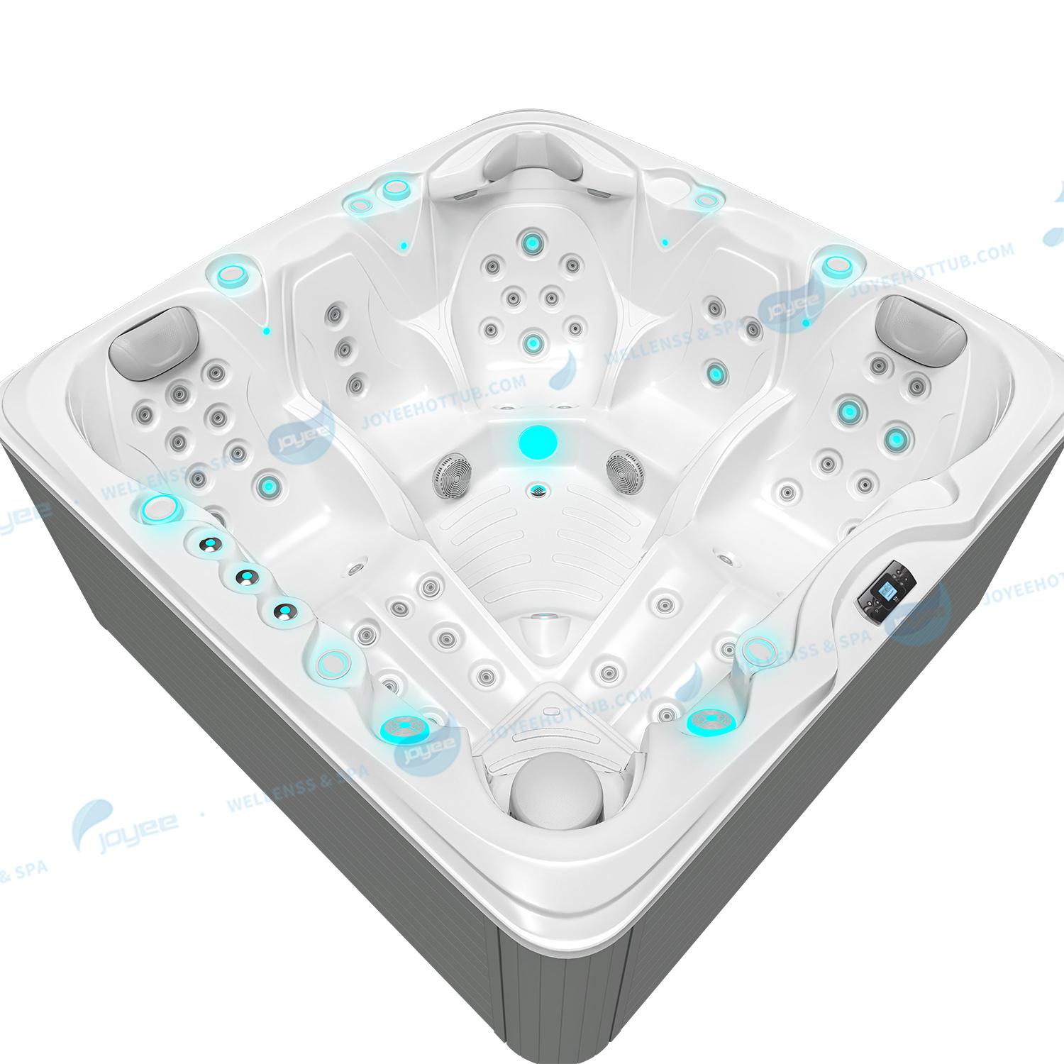 Ariestech 5 Persons China Tubs | OEM Hydrotherepy Family Hot Tub - JOYEE