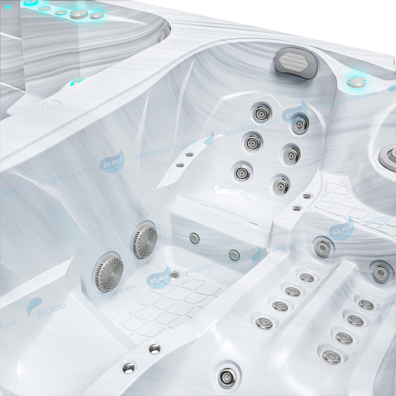 Acrylic Outdoor China Swim Spa | 6 People Large Swimming Pools Spa - JOYEE