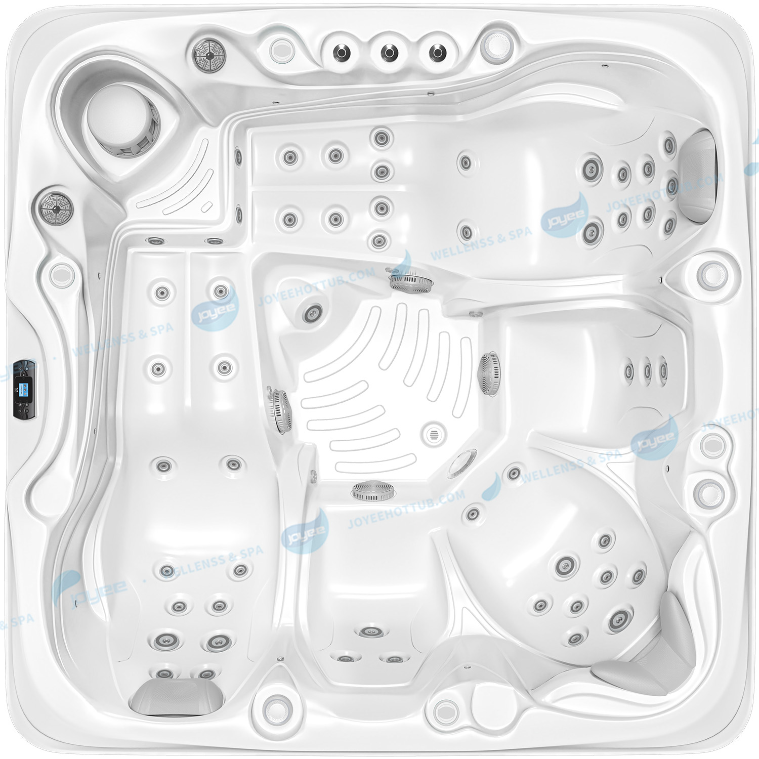 Ariestech 5 Persons China Tubs | OEM Hydrotherepy Family Hot Tub - JOYEE