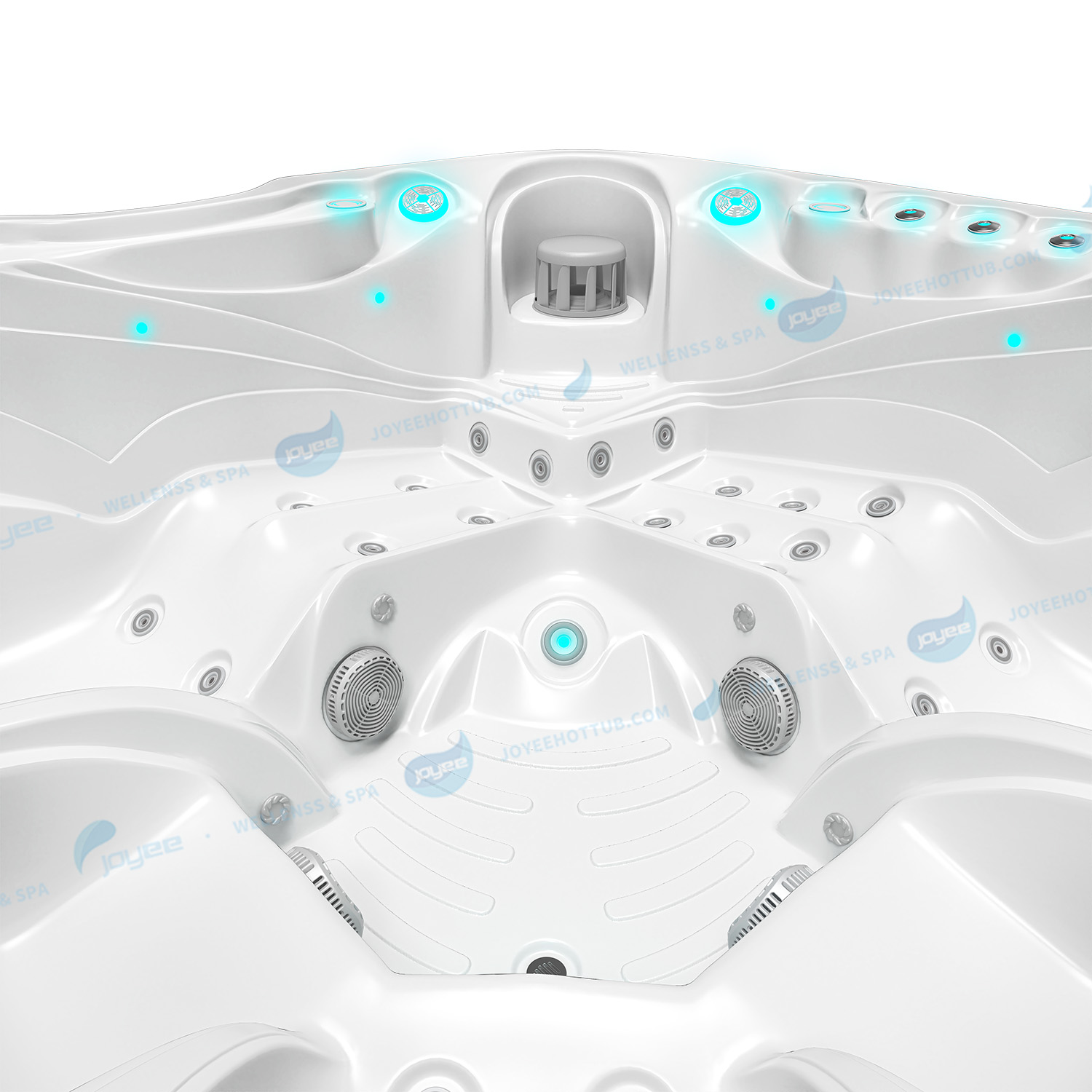 Ariestech 5 Persons China Tubs | OEM Hydrotherepy Family Hot Tub - JOYEE