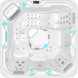 Outdoor Hot Sale Spa Garden Tube | Ariestech 5 People Hot Tub Whirlpool - JOYEE