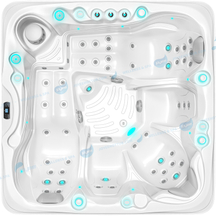 Ariestech 5 Persons China Tubs | OEM Hydrotherepy Family Hot Tub - JOYEE