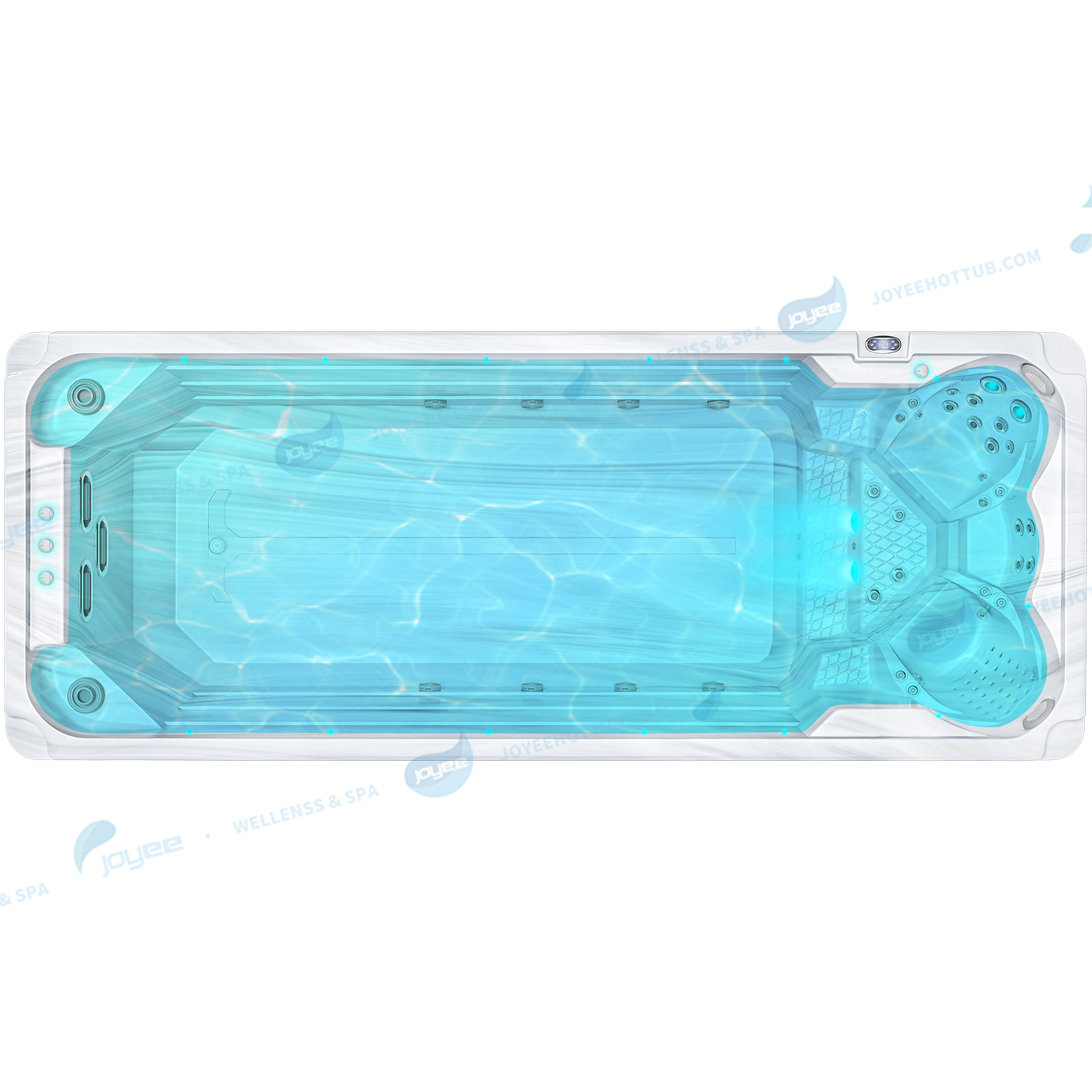Outdoor Swimming Garden Spa | Big Pools Swim Hot Tub Factory - JOYEE