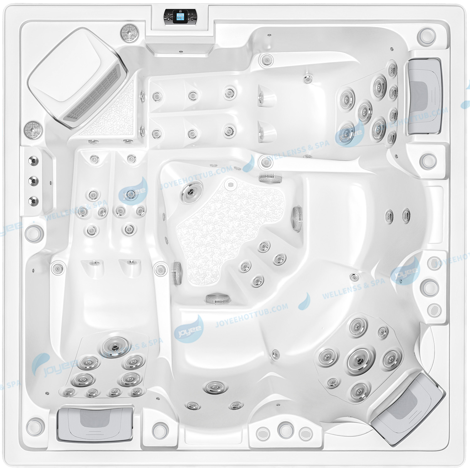 Outdoor Spa with Balboa System | Hot Tub Whirlpool with Massage Jets - JOYEE