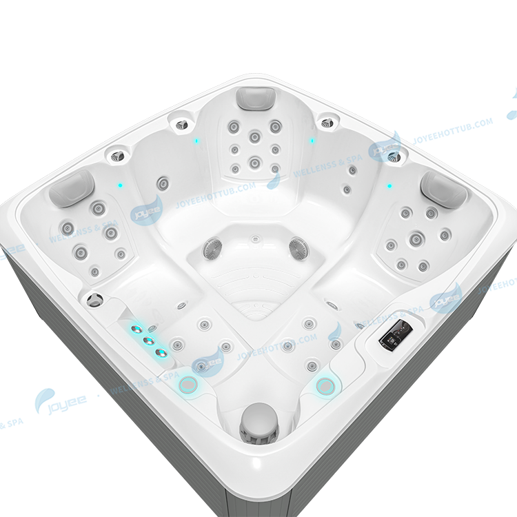 Outdoor SPA Hot Tub China Factory | Ozone Clean 5 Person Acrylic Spa - JOYEE